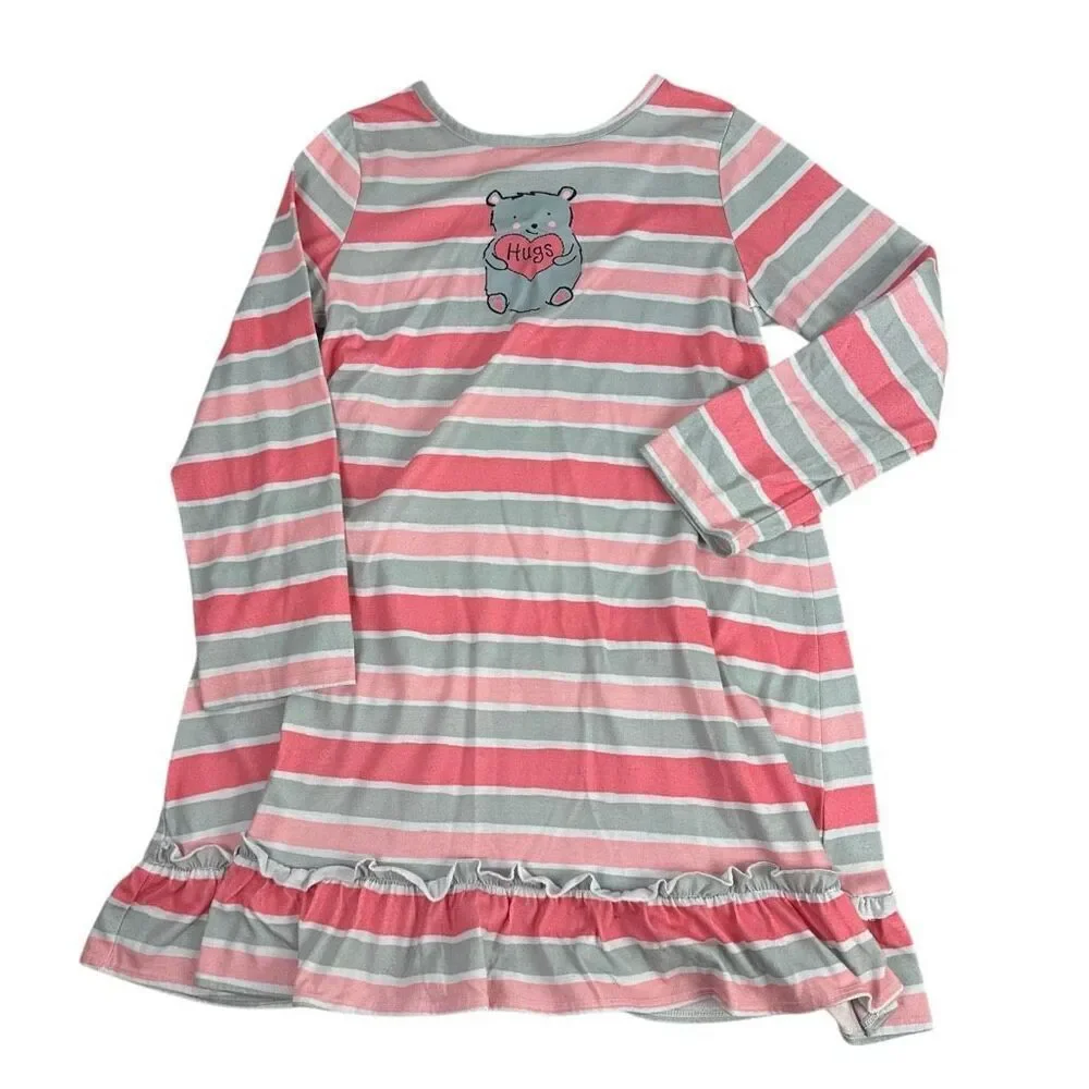 Girls Size Medium (7-8) Pajama Nightgown Bundle of 6 items